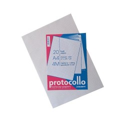 FOGLIO PROTOCOLLO 4MM ART.1293 20 PZ