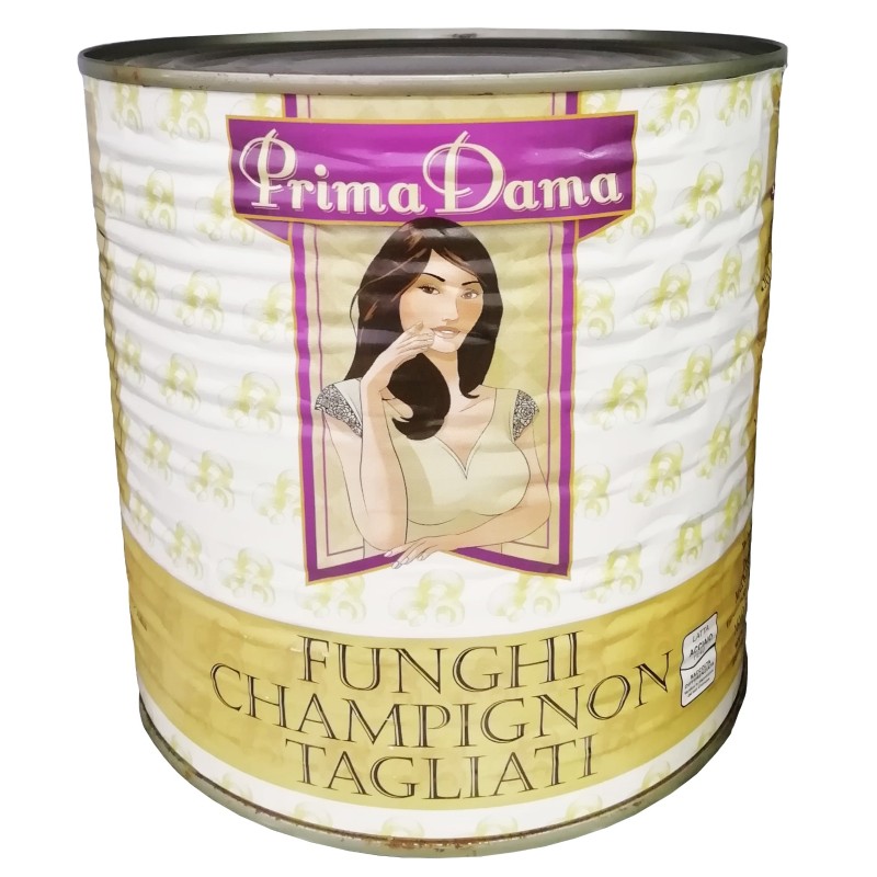 Funghi champignons tagliati prima dama 2.5 Kg  1 pz