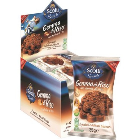 GEMMA DI RISO AL CIOCCOLATO GR 35 X 15 PZ