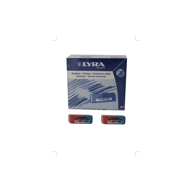 GOMMA LYRA DUO RUBBER ART.7402400 40 PZ