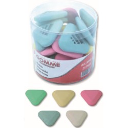 GOMME TRIANGOLARI IN BARATTOLO ART.A440 25 PZ