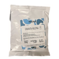 GRANITA NEUTRA BASE IN BUSTA PAUSA 630 GR 1 PZ