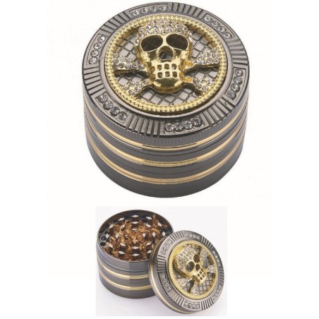 Grinder metallo mini skull 4 strati 40mm art.40506177  1 pz