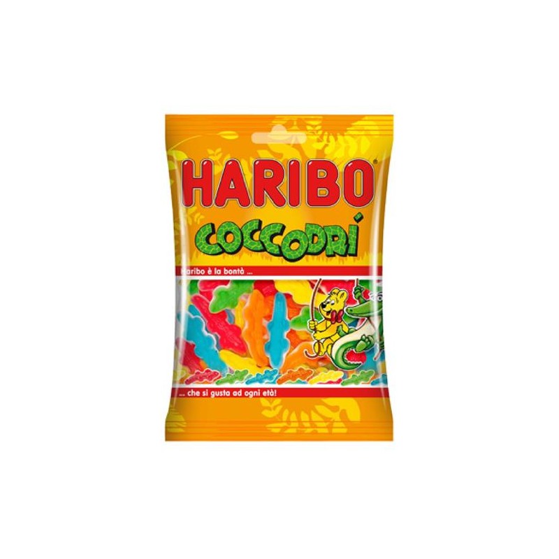 HARIBO COCCODRI' GOMMOSE 61509 80 GR 5 PZ