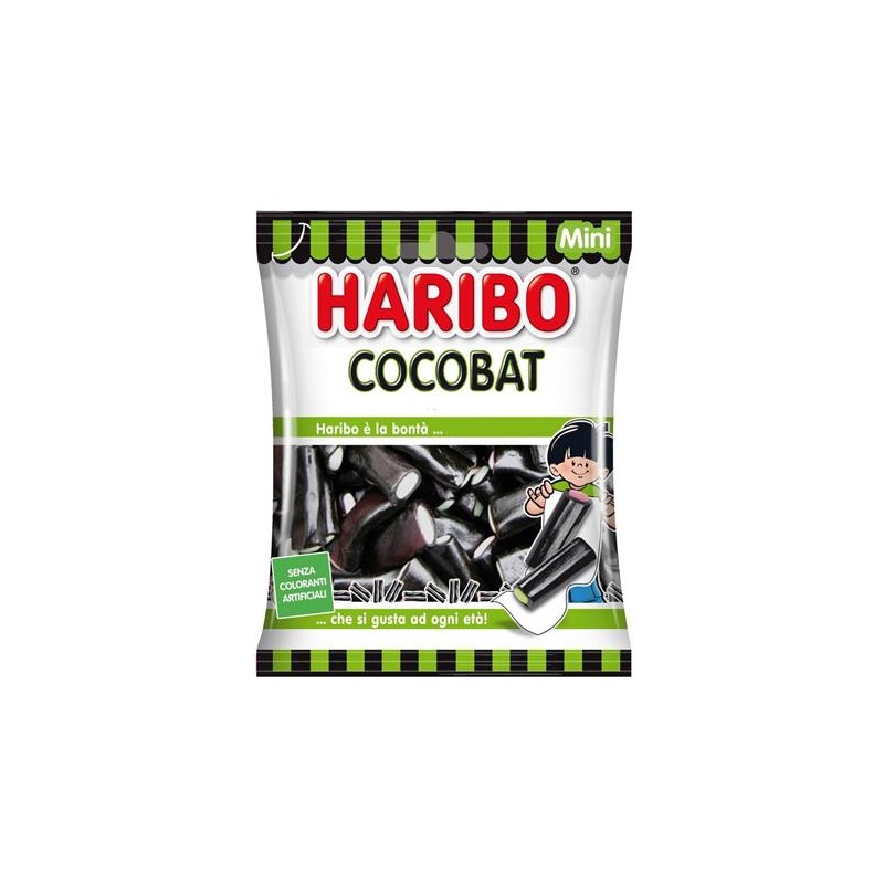 HARIBO COCOBAT GOMMOSE LIQUIRIZIA 16505 80 GR 5 PZ