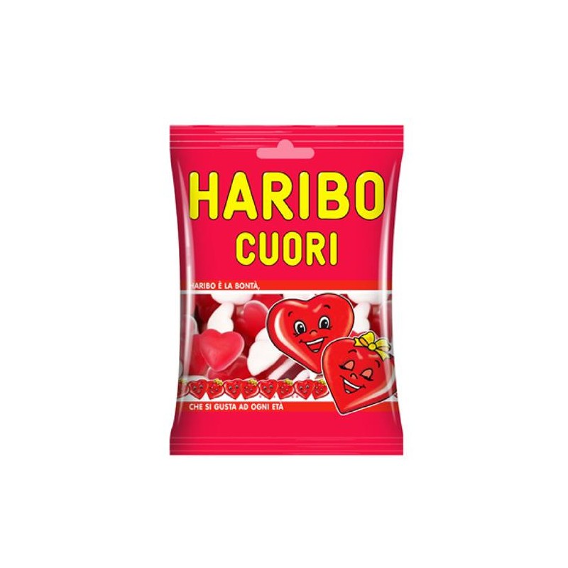 HARIBO CUORI GOMMOSE FRUTTA 61511 80 GR 5 PZ
