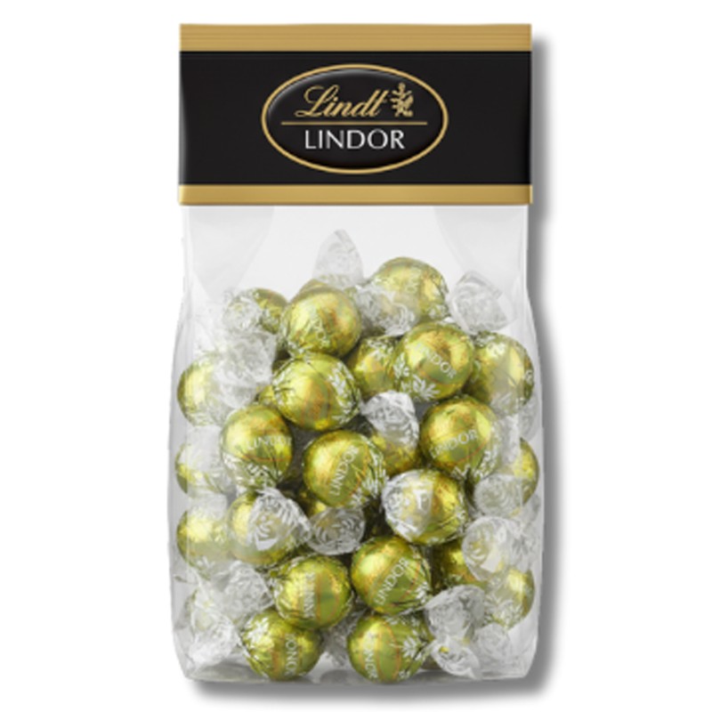 Lindor cioccolato latte ripieno di pistacchio in busta art.850717 gr 12,5 x 40 pz  500 gr  1 pz