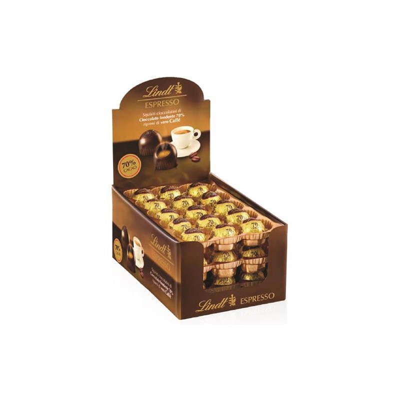 Lindt Fondente con Vero Caffè' Espresso 70%  art.850677  14 gr x45 pz