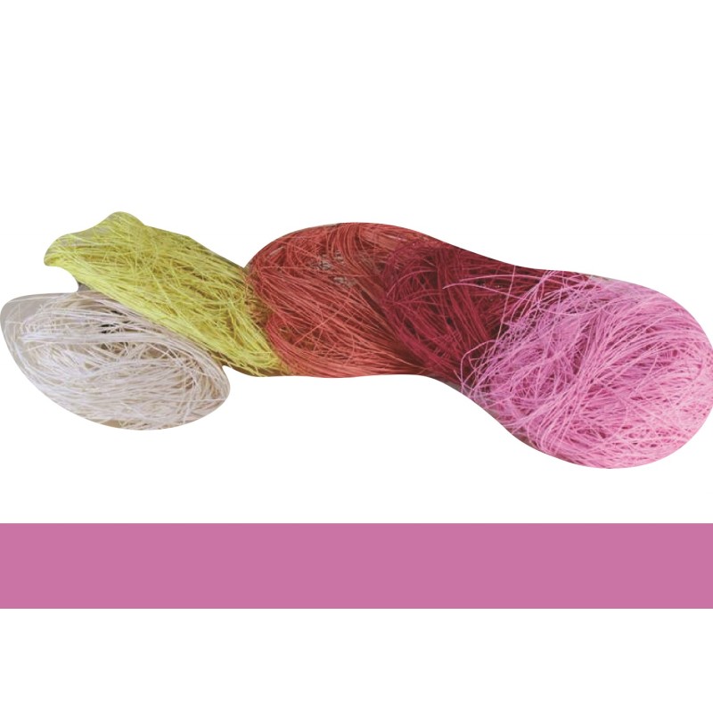 Matassa midolino fine rosa  gr 100 art.300700 1 pz