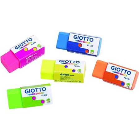 MINIGOMMA GIOTTO FLUO ART.241700 60 PZ