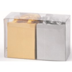 Minisacchetti natale con manico di raso art.202  7x5x4  5 pz