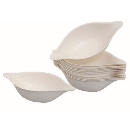 MONOPORZIONI IN POLPA DI CELLULOSA OVALE BIANCO ART.FMP57OVA  57 ML  50 PZ