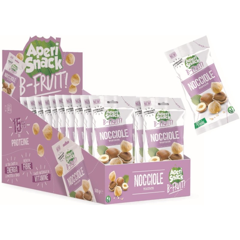 Nocciole tostate aperisnack art.018  gr 25 x20 pz