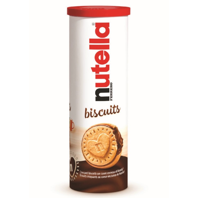 NUTELLA BISCUIT  TUBO 166 GR T12 X 20 PZ