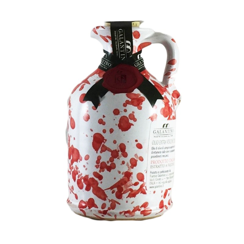 Olio di Oliva extravergine estratto a freddo in orcio fantasia rosso 100 ml x 1 pz