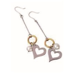 Orecchini zable cuore e perla r70310169 29.00 1 pz