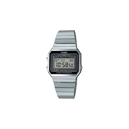 Orologio casio vintage  acciaio 3 atm  art.a700w-1adf  1 pz ( luce led - cassa in resina - vetro acrilico - chiusura regolabile 