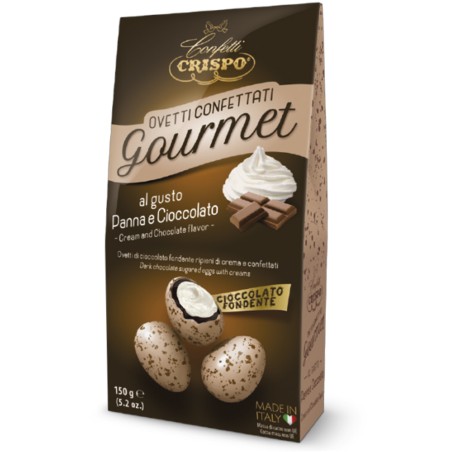 OVETTI GOURMET CONFETTATI CREMA  PANNA E CIOCC.FONDENTE  150 GR 1 PZ