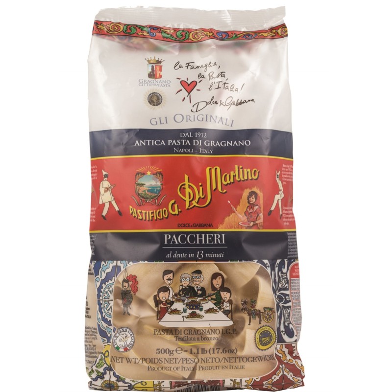 PACCHERI   DI GRAGNANO ART.BO123  500 GR 1 PZ