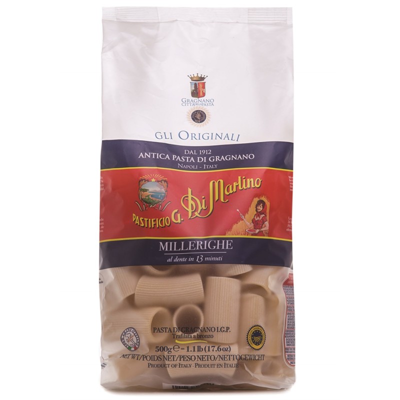 PACCHERI MILLERIGHE  DI GRAGNANO ART.BO205  500 GR 1 PZ