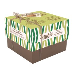 Panettone La Duchessa Dubai con Granella di Pistacchio e Pasta Kadayif art.7753 800 gr 1 pz