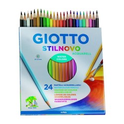PASTELLI ACQUERELLABILI GIOTTO STILNOVO CONF.DA 24 ART.255800 1 PZ
