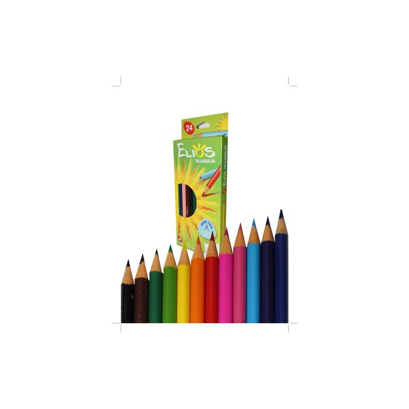 PASTELLI ELIOS TRIANGOLARI 24 ART.273400  1 PZ