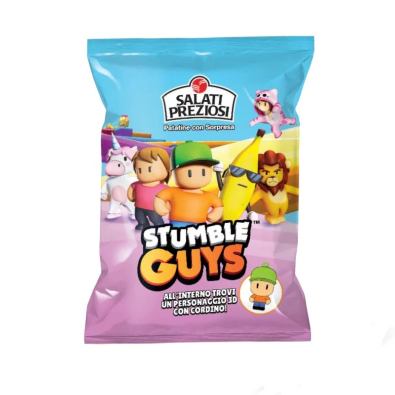 PATATINA STUMBLE GUYS ORIGINALI SORPRESE MINI 3D MI7510 25 GR X 24 PZ