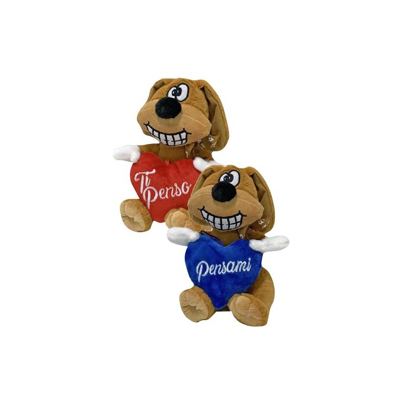 PELUCHE DOG TI PENSO VP 53 CM 25 + 5 CIOCCOLATINI ASSORTITI  1 PZ