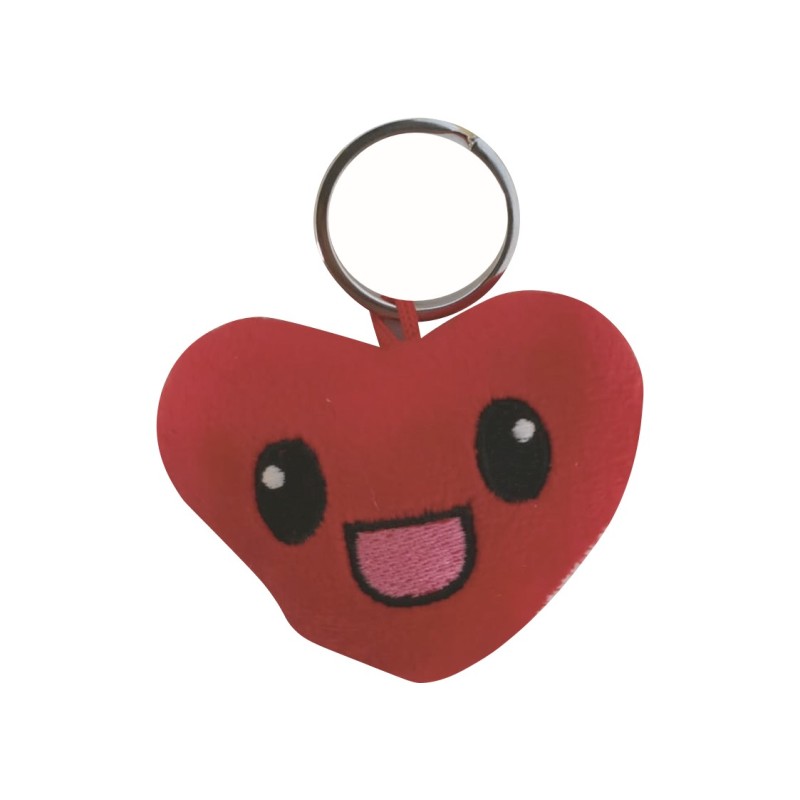 PELUCHE PORTACHIAVI CUORE  6 CM ART.584124 + 2 CIOCCOLATINI ASSORTITI   1 PZ
