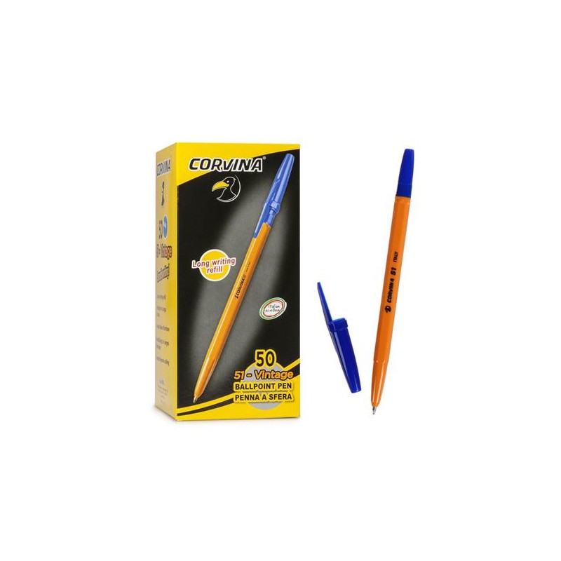 Penna a sfera blu art.51-vintage  50 pz