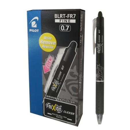 PENNA PILOT FRIXION CLICKER BLRT-FR7 B NERO 12 PZ