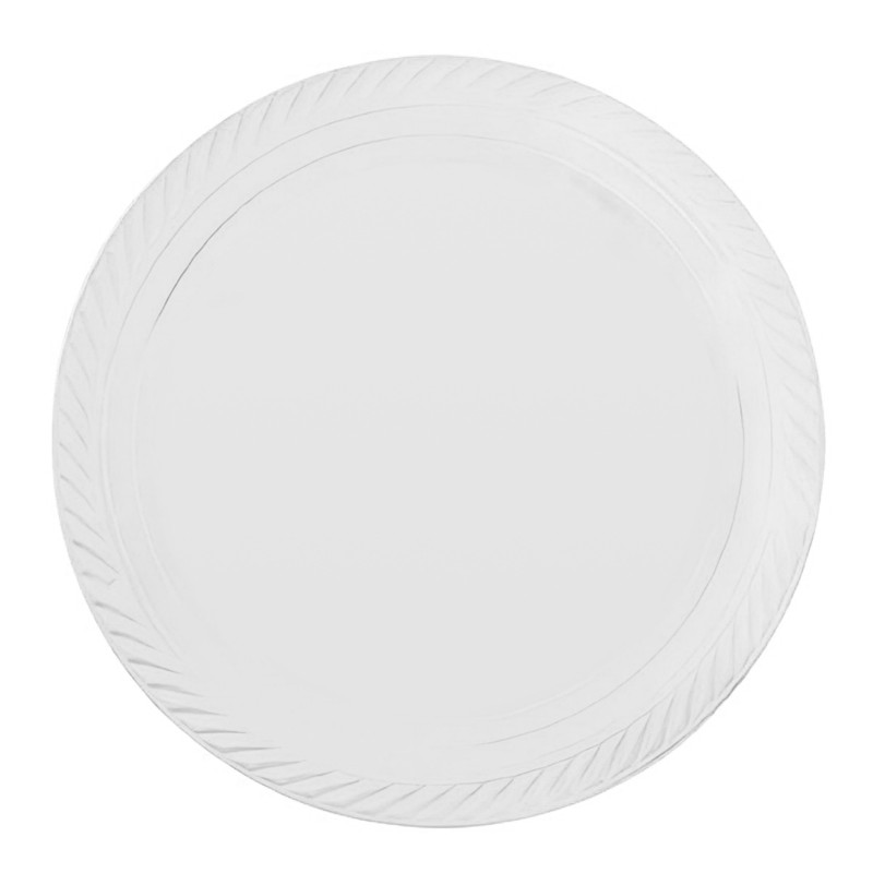 PIATTI DESSERT RIUTILIZZABILE RIGIDO 100% RIUTILIZZABILE MICROONDE 17 CM 50 PZ