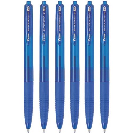 PILOT PENNA A SFERA  BPGG-8R-F-LL FINE 0.7 SUPER GRIP-G BLU 12 PZ