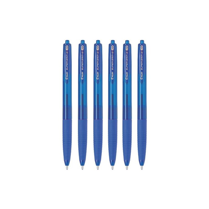 PILOT PENNA A SFERA  BPGG-8R-F-LL FINE 0.7 SUPER GRIP-G BLU 12 PZ