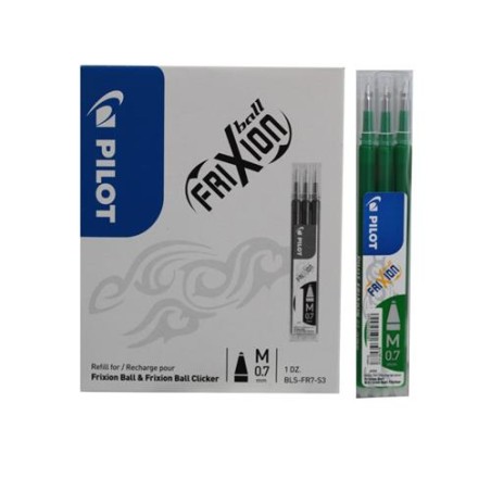 PILOT RICAMBI  FRIXION BLS-FR7-G-S3 VERDE 3 PZ