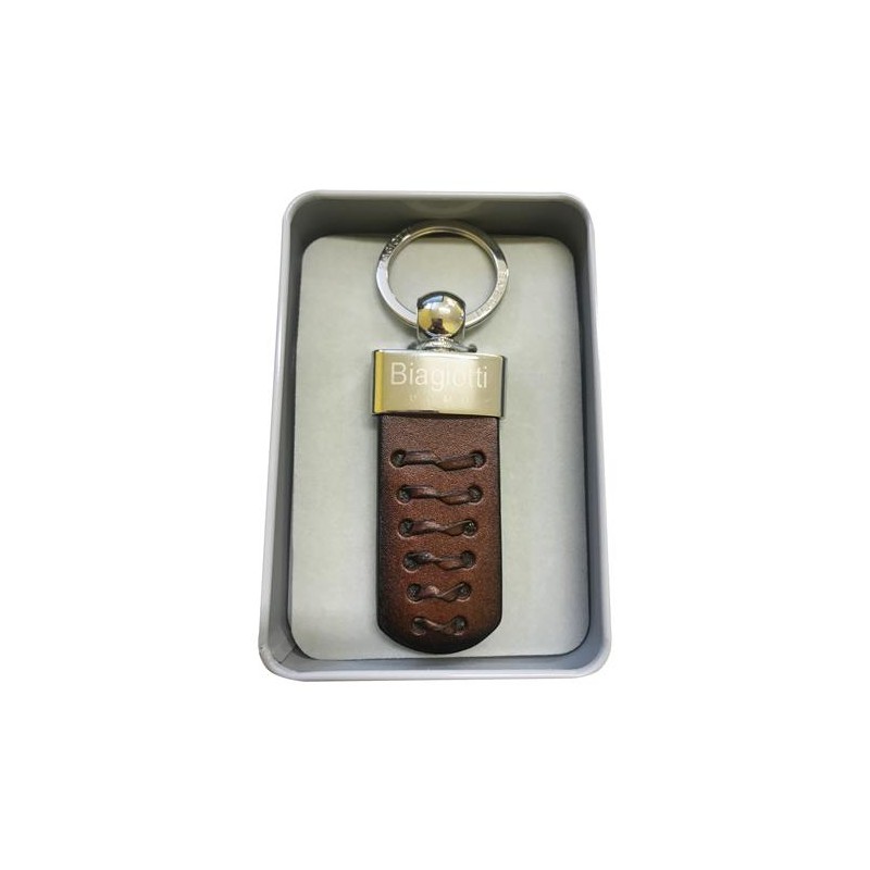 Portachiavi uomo cuoio marrone Biagiotti art.w-373b 1 pz