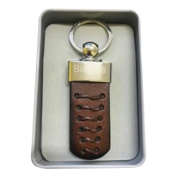 Portachiavi uomo cuoio marrone Biagiotti art.w-373b 1 pz