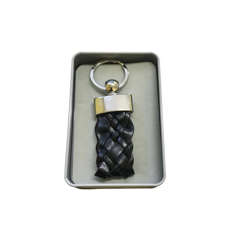 Portachiavi uomo cuoio nero Biagiotti art.w-373a 1 pz