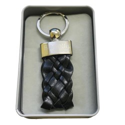 Portachiavi uomo cuoio nero Biagiotti art.w-373a 1 pz