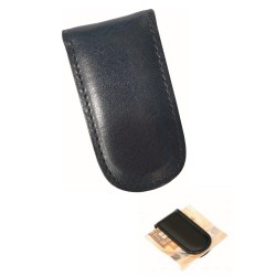 PORTADOLLARI IN PELLE BLU ART.PDK063-66  1 PZ