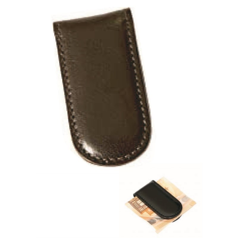 PORTADOLLARI IN PELLE TESTA DI MORO ART.PDK063-66  1 PZ