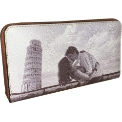 PORTAFOGLI DONNA DOPPIA ZIP TORRE DI PISA  T1340  1 PZ