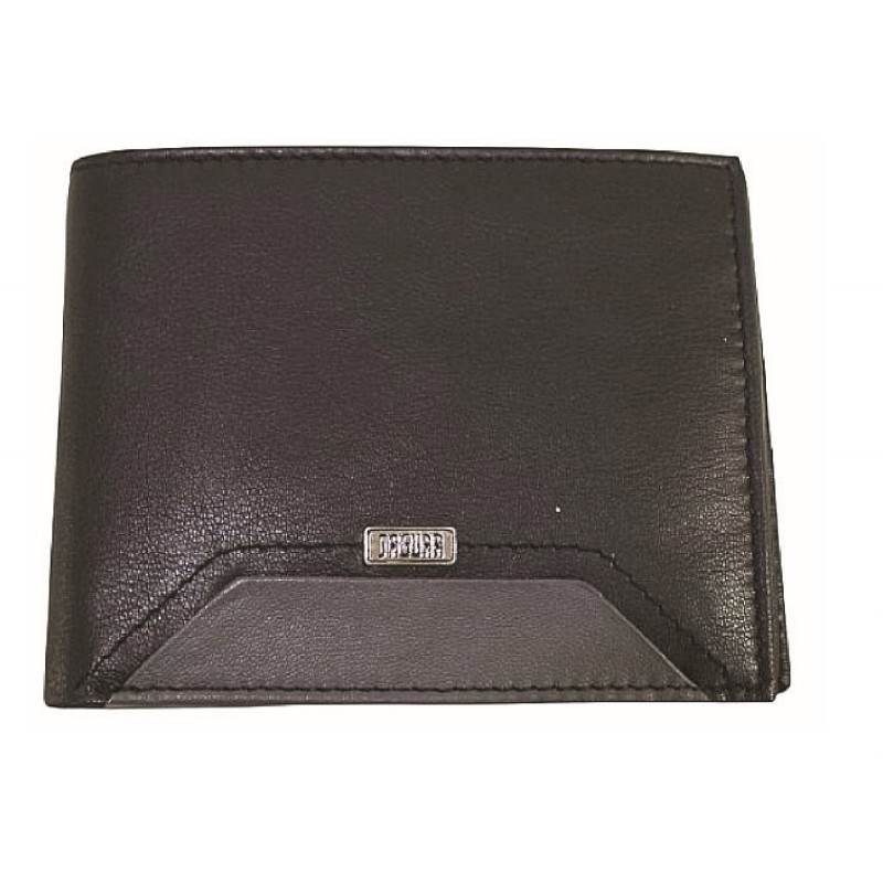 PORTAFOGLIO CON PORTASOLDI NERO/BLU  ART.693-37  1 PZ