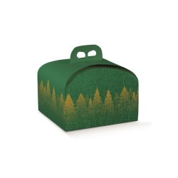 Portapanettone Green Forest 24 x 24 x 13 art.30813 1 pz