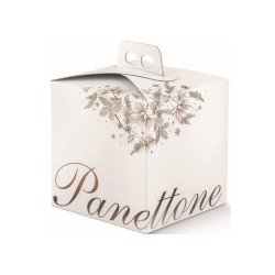Portapanettone Quadrella Marrone 24,5 x 24,5 x 19 art.139463S 1 pz