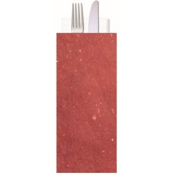 PORTAPOSATE CARTA BORDEAUX  C/TOVAGLIOLO 2 VELI 38X38  125 PZ