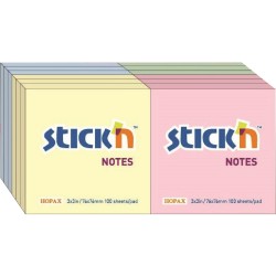 POST-IT STICK'N PASTELLO  ART.1010/11 76X76  12 PZ