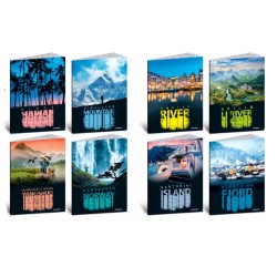 QUADERNO MAXI BLACKSCAPE ART.7551 F 20+1 80 GR RIGO 4F 10 PZ