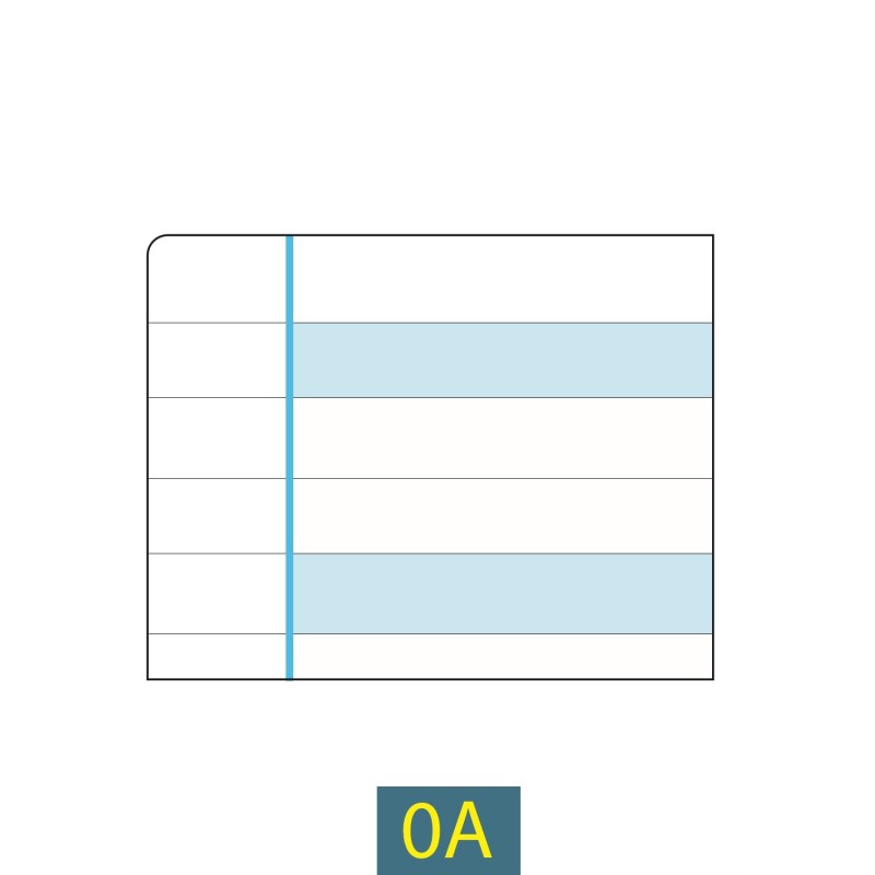 QUADERNO MAXI DISGRAFIA RIGO 0A 100 GR FG 18+1 ART.7041  6 PZ